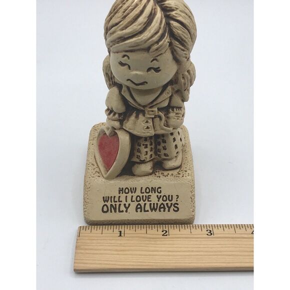 PAULA Figurine How Long Will I Love You? Only Always 1970‎ W-167 made in USA - Picture 5 of 5